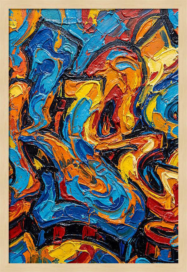 Colorful Whirlwind Of Emotion