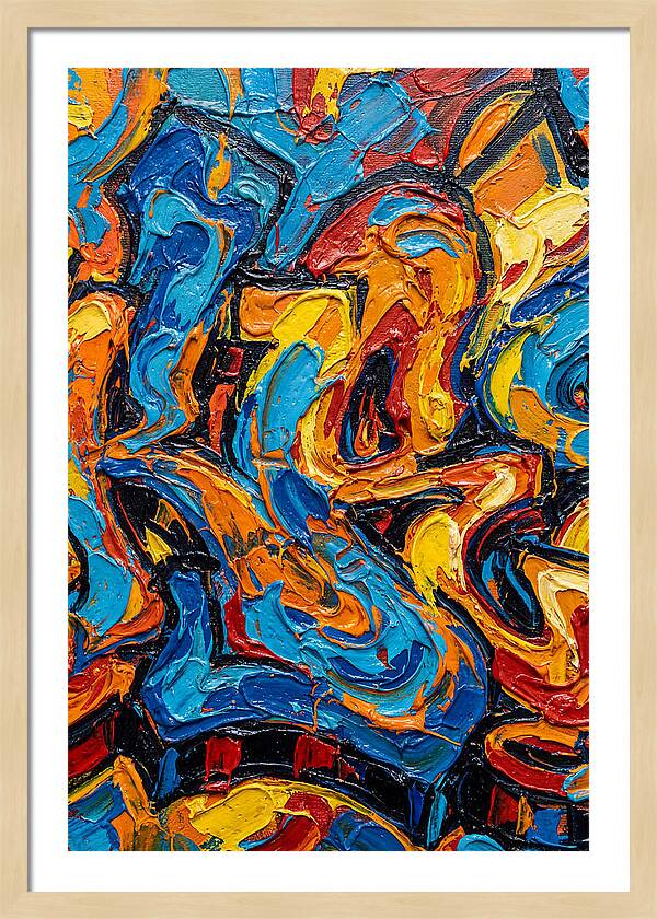 Colorful Whirlwind Of Emotion