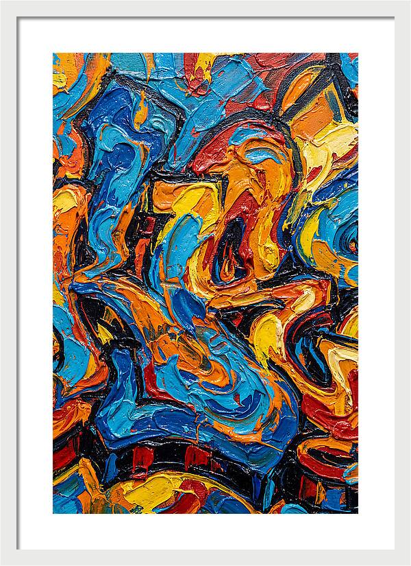 Colorful Whirlwind Of Emotion