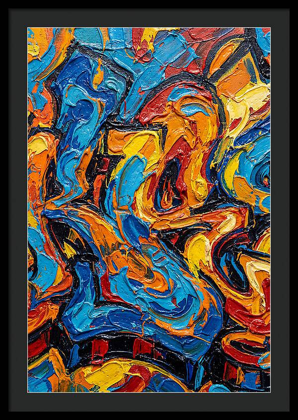 Colorful Whirlwind Of Emotion