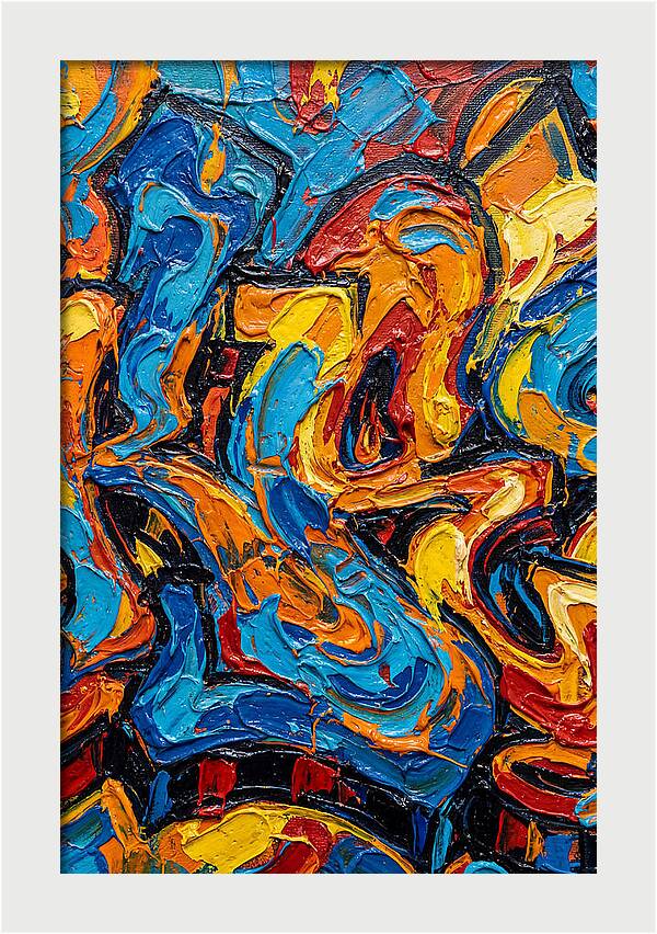 Colorful Whirlwind Of Emotion