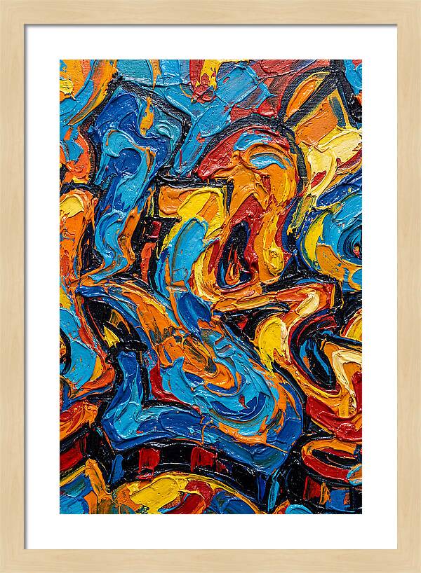 Colorful Whirlwind Of Emotion