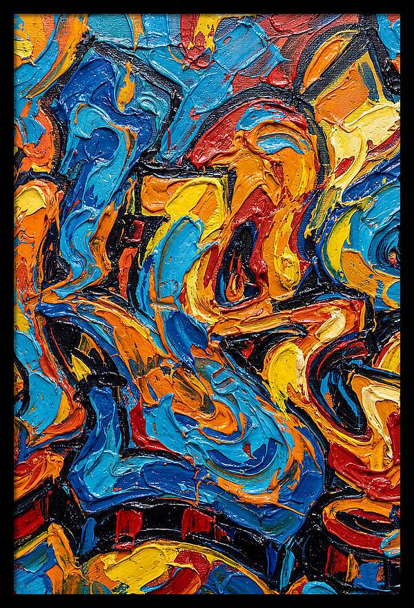 Colorful Whirlwind Of Emotion