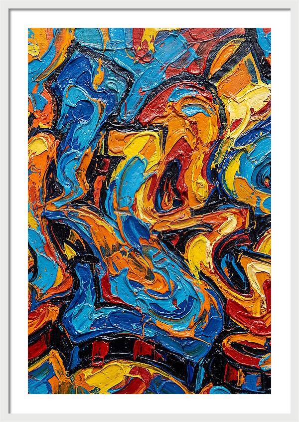 Colorful Whirlwind Of Emotion
