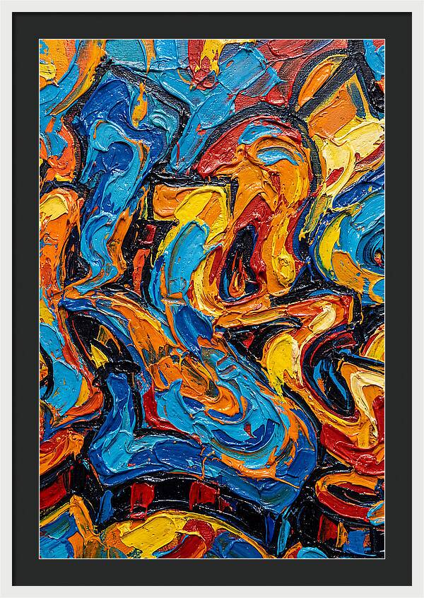 Colorful Whirlwind Of Emotion