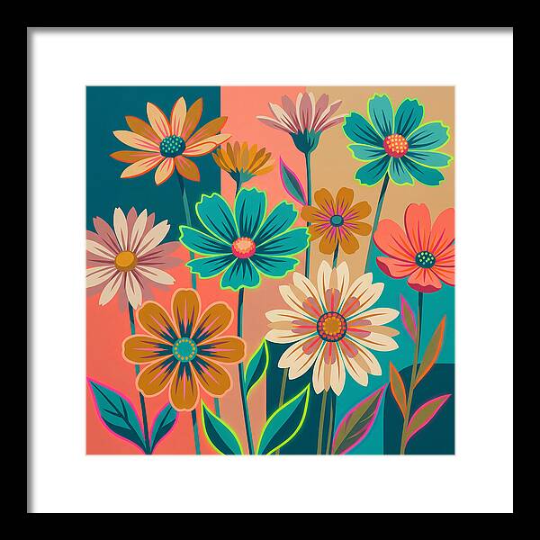 Colorful Wildflower Harmony