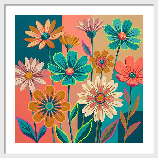 Colorful Wildflower Harmony