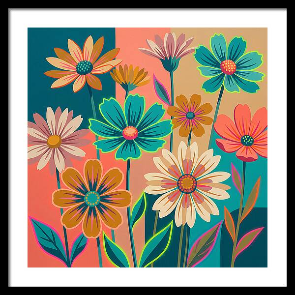 Colorful Wildflower Harmony