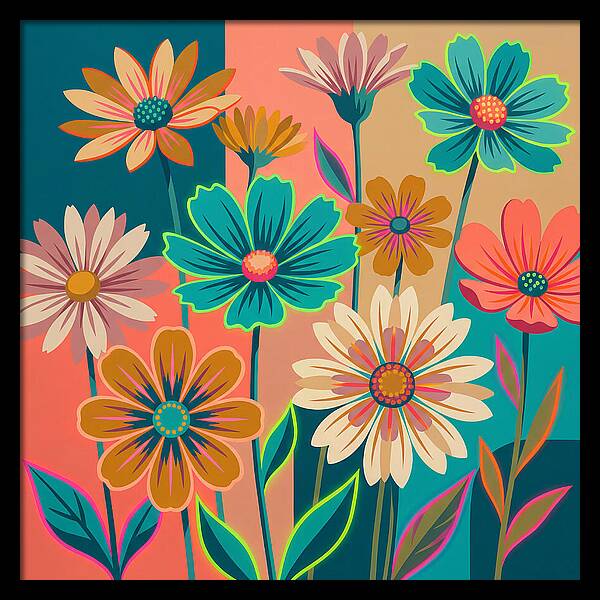 Colorful Wildflower Harmony