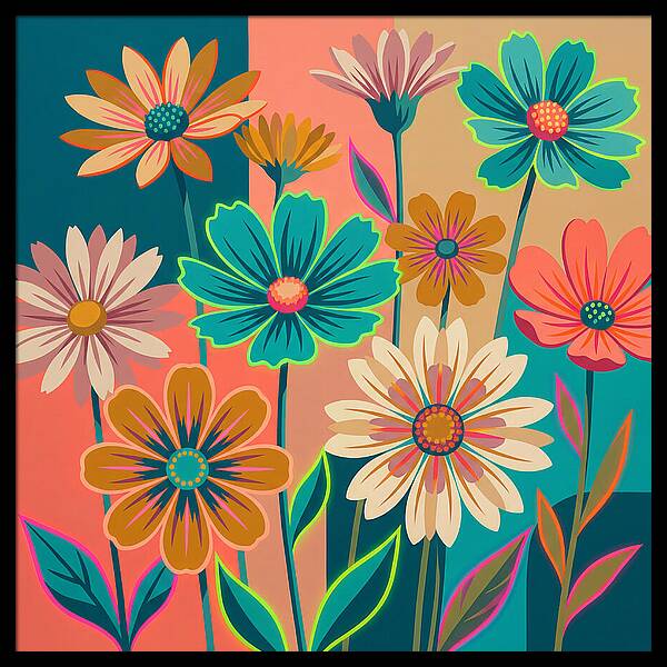 Colorful Wildflower Harmony