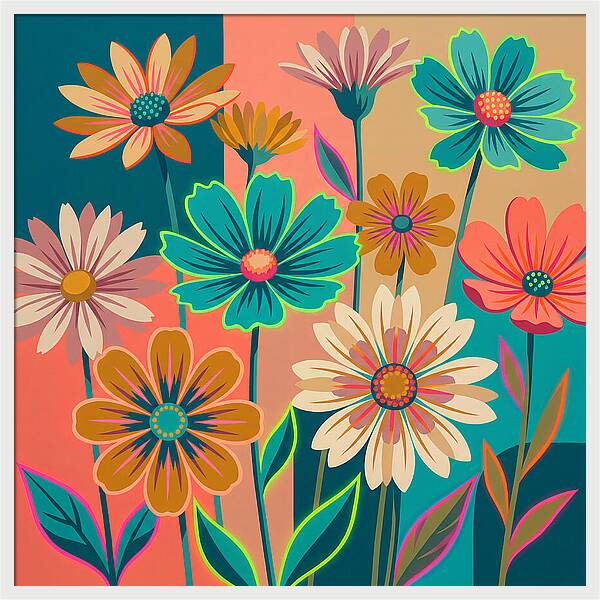 Colorful Wildflower Harmony
