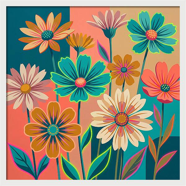 Colorful Wildflower Harmony