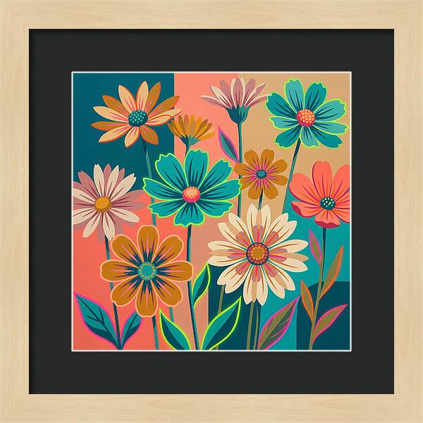 Colorful Wildflower Harmony