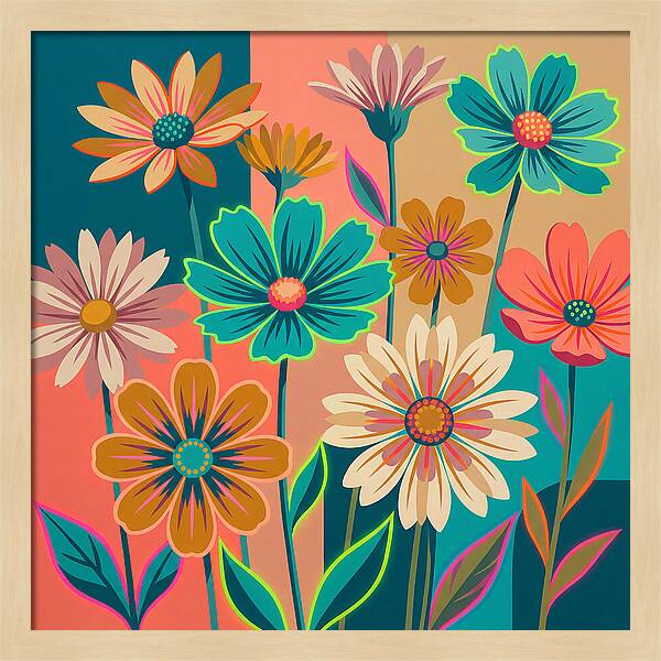 Colorful Wildflower Harmony