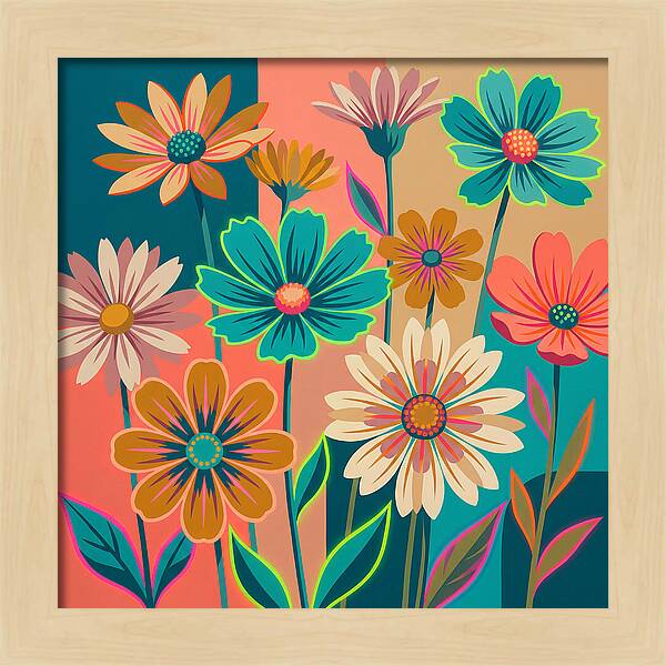 Colorful Wildflower Harmony