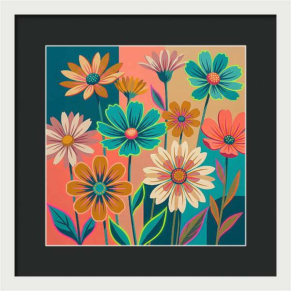 Colorful Wildflower Harmony