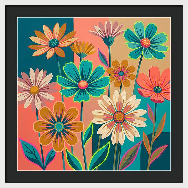 Colorful Wildflower Harmony