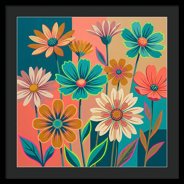Colorful Wildflower Harmony