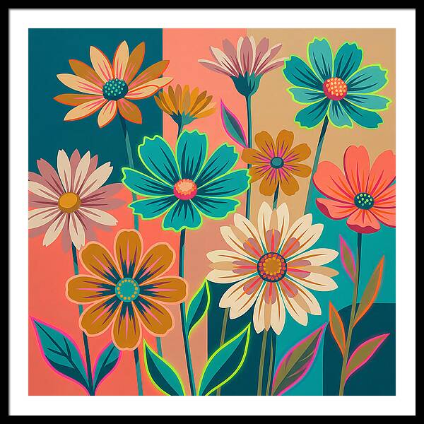 Colorful Wildflower Harmony