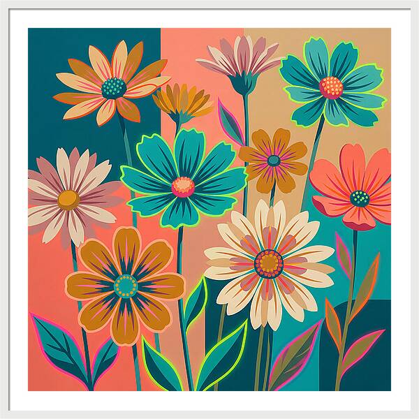Colorful Wildflower Harmony
