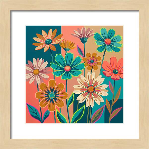 Colorful Wildflower Harmony