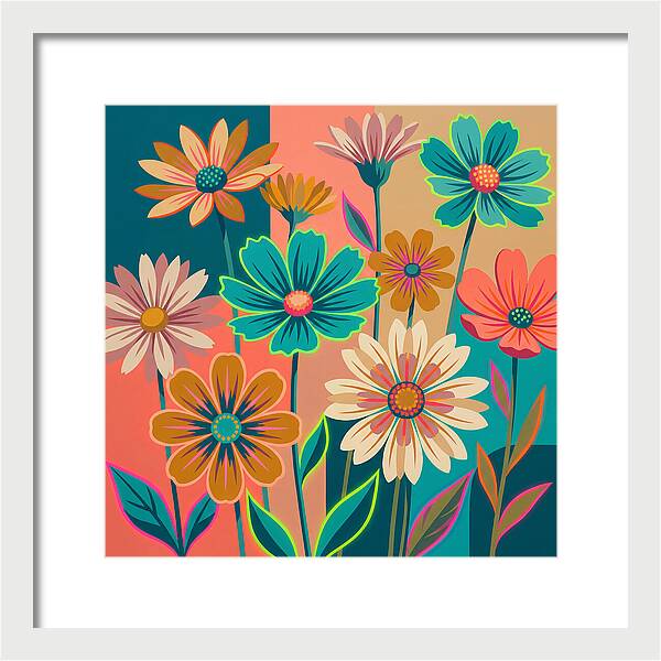 Colorful Wildflower Harmony