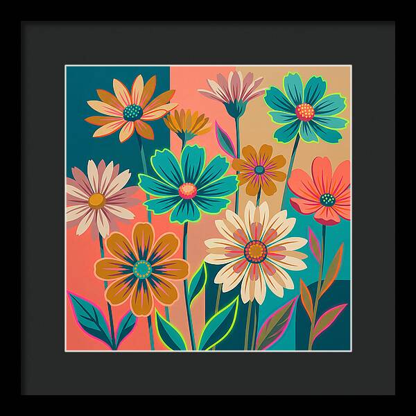 Colorful Wildflower Harmony