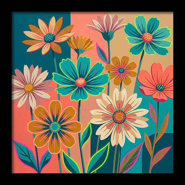 Colorful Wildflower Harmony