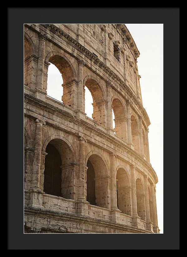 Colosseum Arches Bathed In Warmth