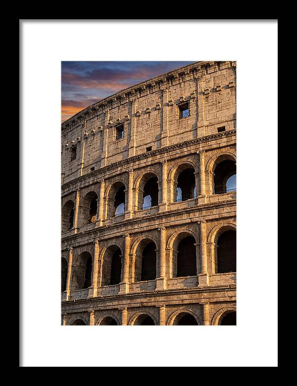 Colosseum At Golden Hour