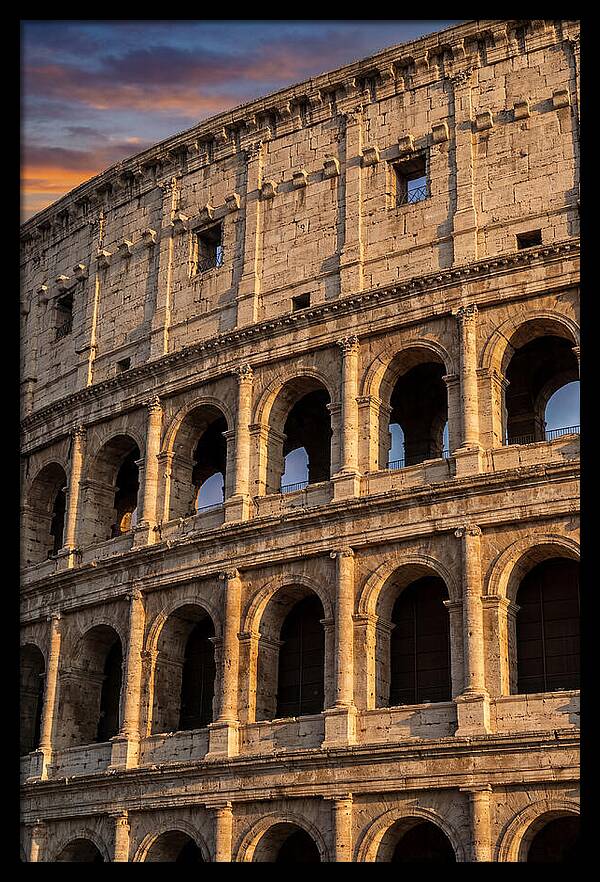 Colosseum At Golden Hour