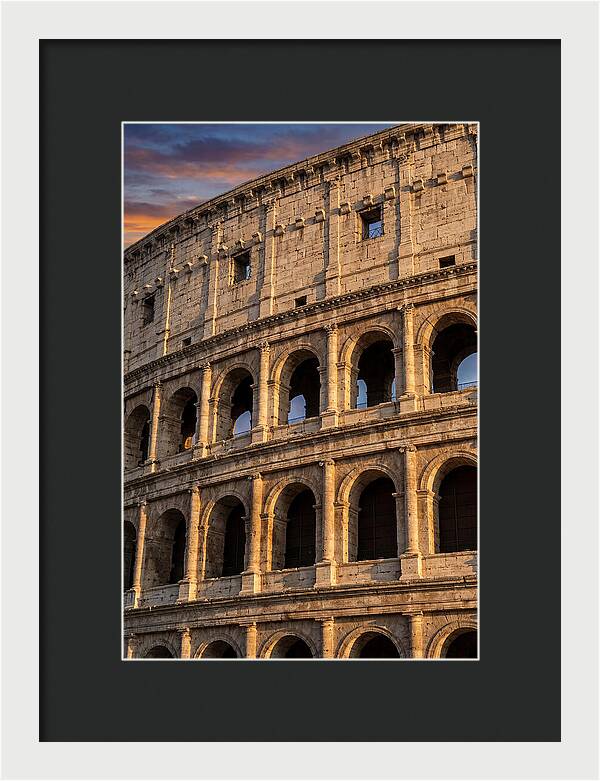 Colosseum At Golden Hour