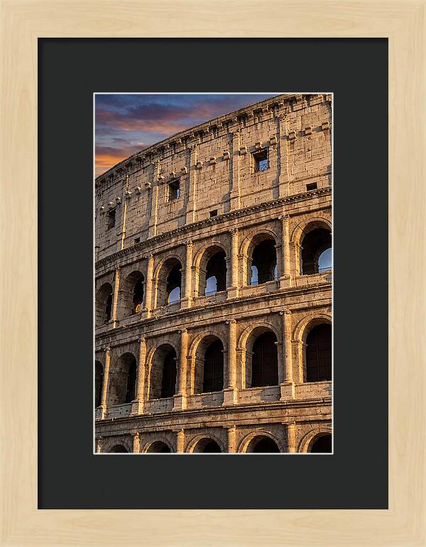 Colosseum At Golden Hour