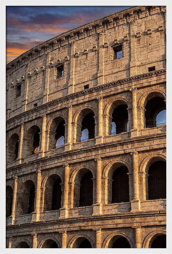 Colosseum At Golden Hour