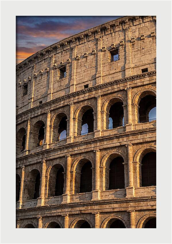 Colosseum At Golden Hour