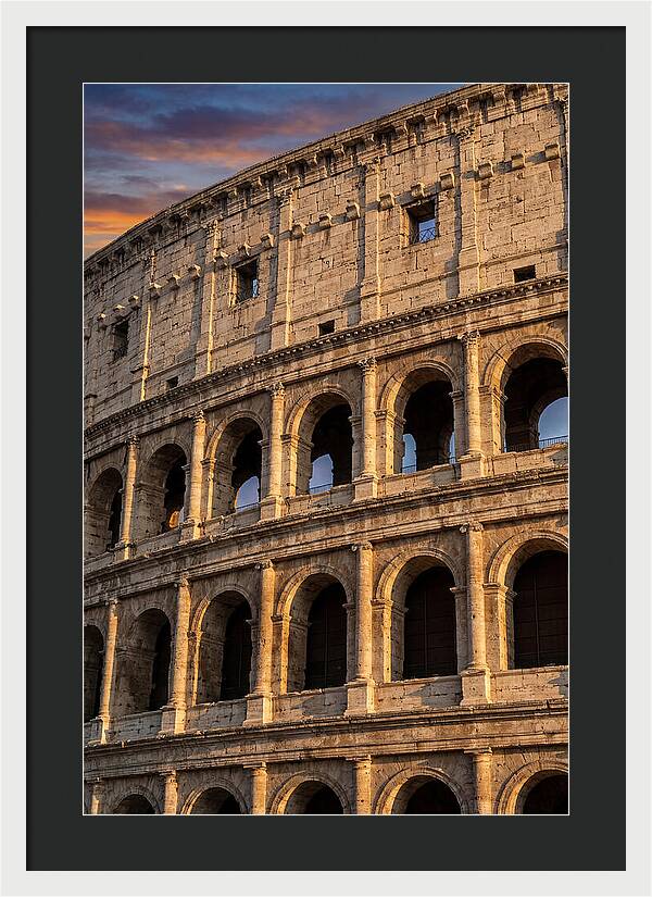 Colosseum At Golden Hour