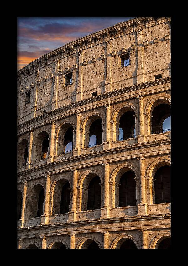 Colosseum At Golden Hour