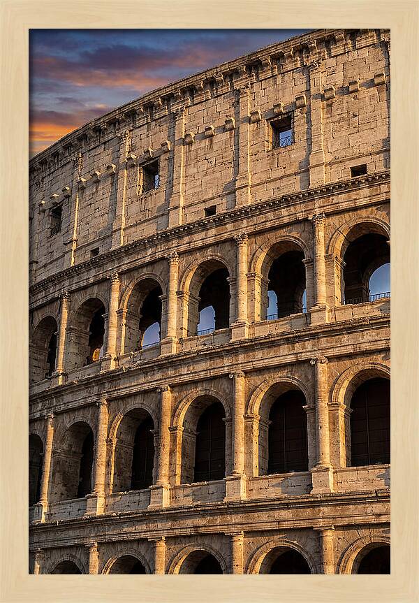 Colosseum At Golden Hour