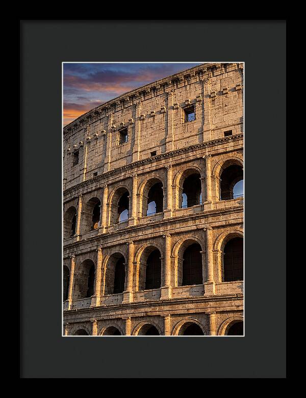 Colosseum At Golden Hour