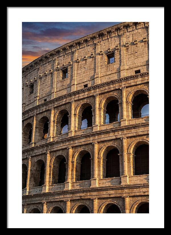 Colosseum At Golden Hour