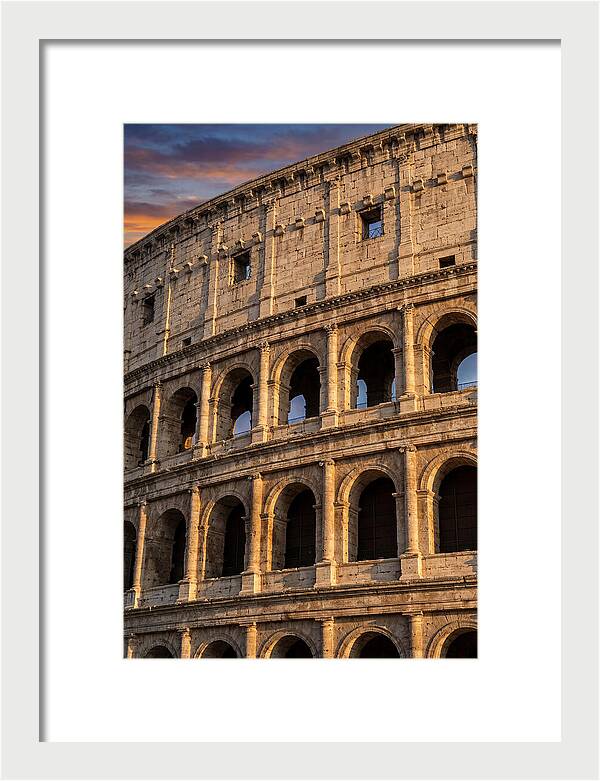 Colosseum At Golden Hour