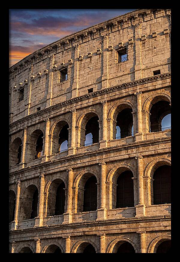 Colosseum At Golden Hour