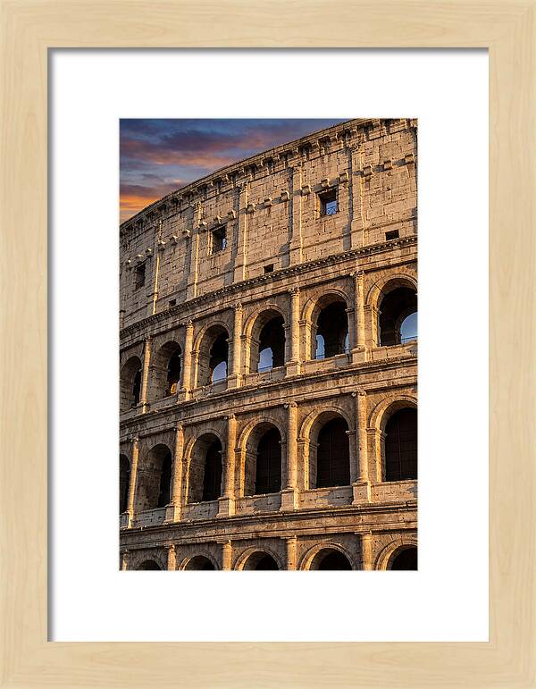 Colosseum At Golden Hour