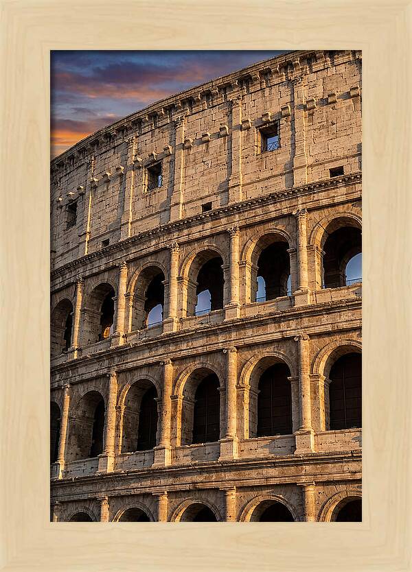 Colosseum At Golden Hour