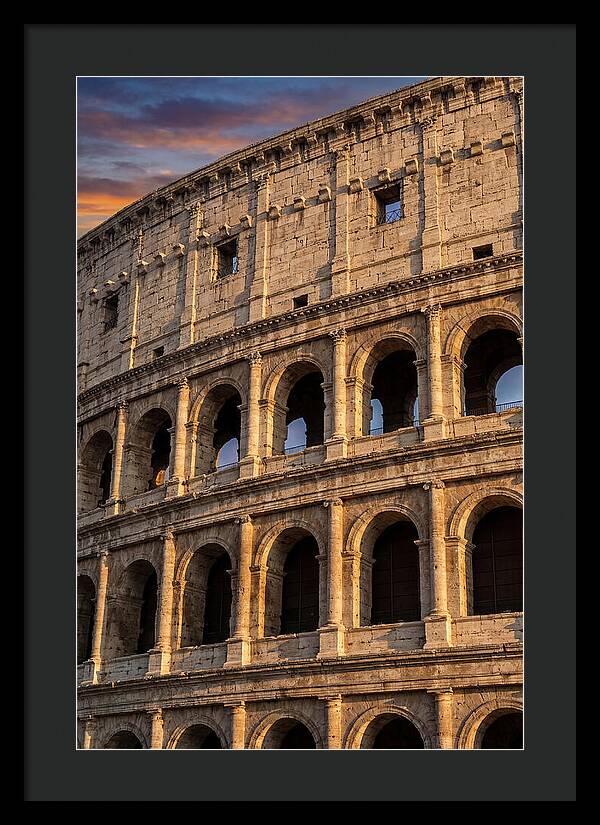 Colosseum At Golden Hour