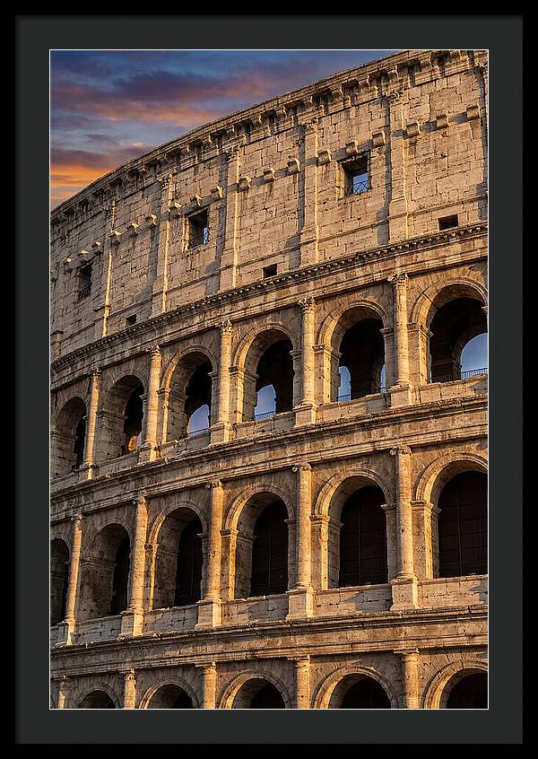 Colosseum At Golden Hour