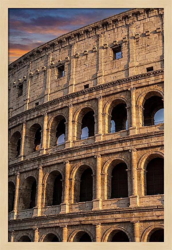 Colosseum At Golden Hour
