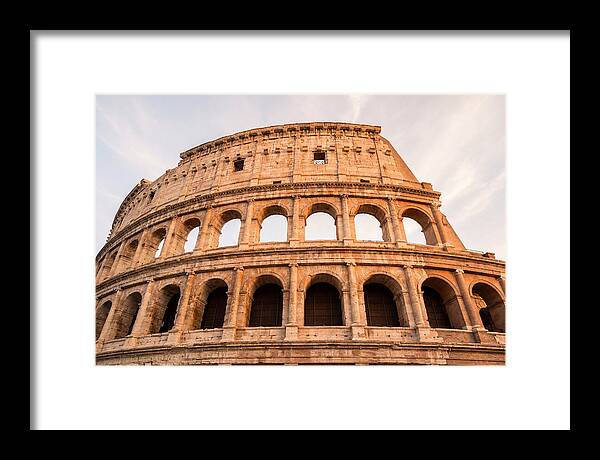 Colosseum Illuminated By Dusk