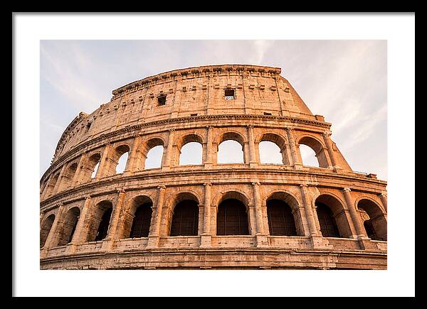 Colosseum Illuminated By Dusk