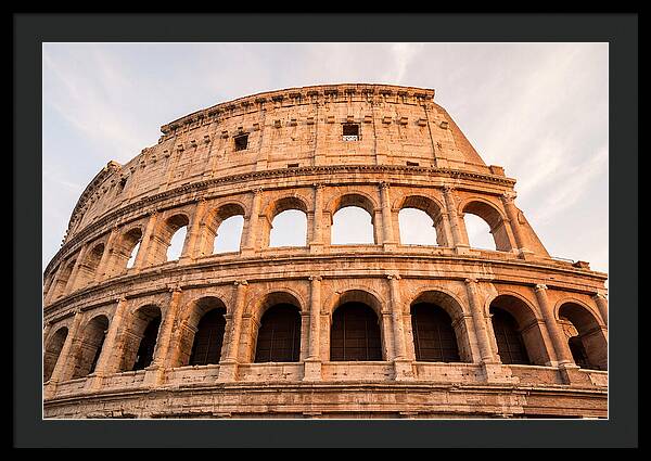 Colosseum Illuminated By Dusk